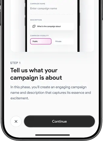 Reach campaign setup — tell us what your campaign is about